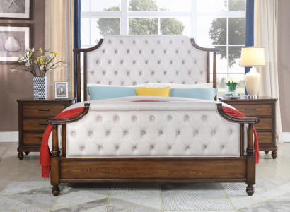 Bett 2x Nachttisch 3tlg. Schlafzimmer Set Betten neu Luxus Chesterfield 180x200